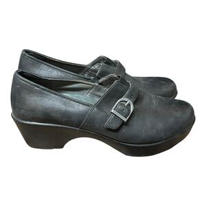 Dansko Shoes Women’s size EU 38 US‎ 7.5-8 Jane clog slip on leather black